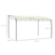 image 7 of Outsunny 3 x 4m Metal Pergola, Outdoor Gazebo UV-Resistant, Cream White