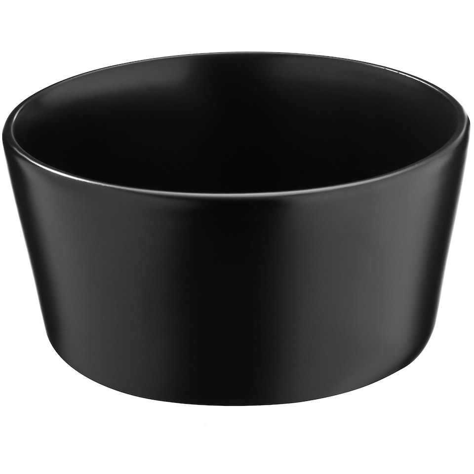image 1 of Kitchen starter set for 6 people with crockery, pots and more | Black | black/white | 1