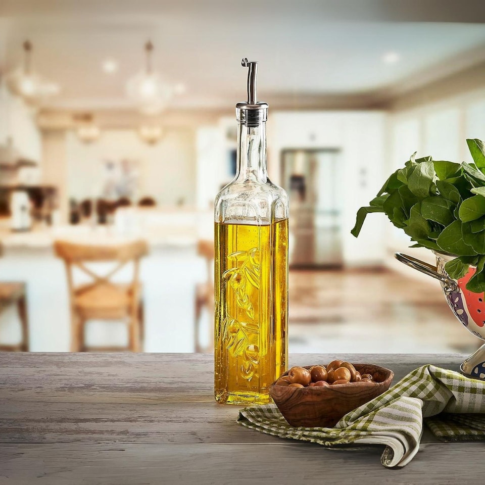 image 1 of 1L Pasabahce Condiment Bottle | Clear | 1