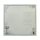 image 3 of From Both of Us Birdbath Fountain Design Sympathy Opacity Card
