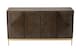 image 3 of Zaine Carving 4 Door Sideboard - Mango Wood - L40 x W138 x H76 cm - Dark Finish - Fully Assembled | Brown