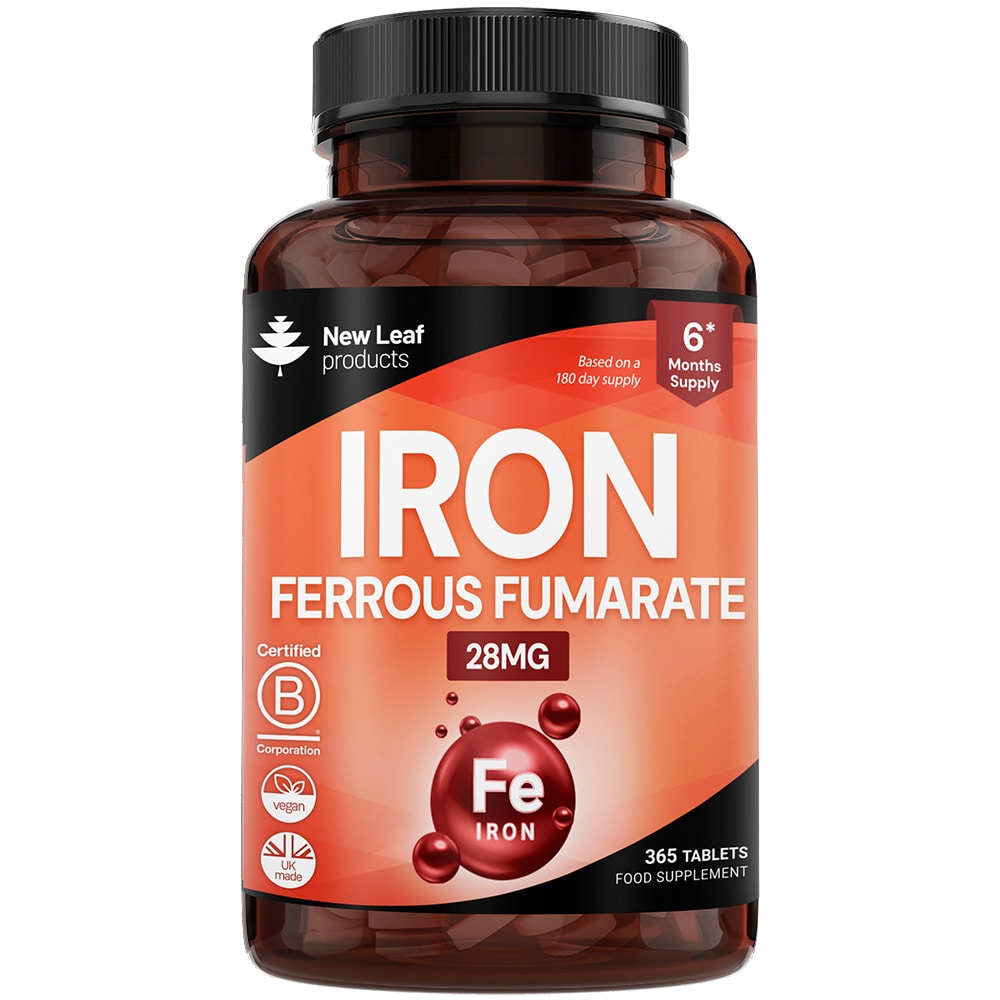 Gentle Iron Tablets 28mg - Ferrous Fumarate Iron Supplements