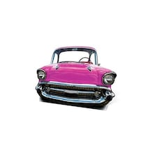 Pink Cadillac Car Child Size Lifesize Cardboard Cutout - 105cm