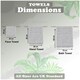 image 9 of VELVETIO 8 Piece Towel Bale Set Jacquard Greek Key Pattern - 100% Cotton, 450 GSM White