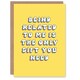 image 1 of Related Me Is Gift Fun Joke Humour Funny Birthday Card