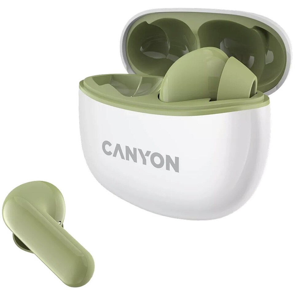 image 1 of Canyon Stereo Headset TWS 5 - Green Green