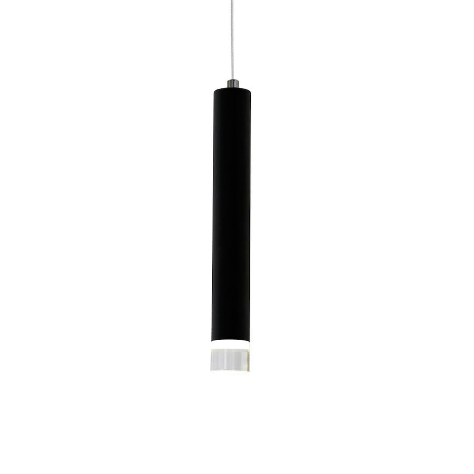 image 1 of Milagro Pendant Lamp Carbon 1X5W Led Black