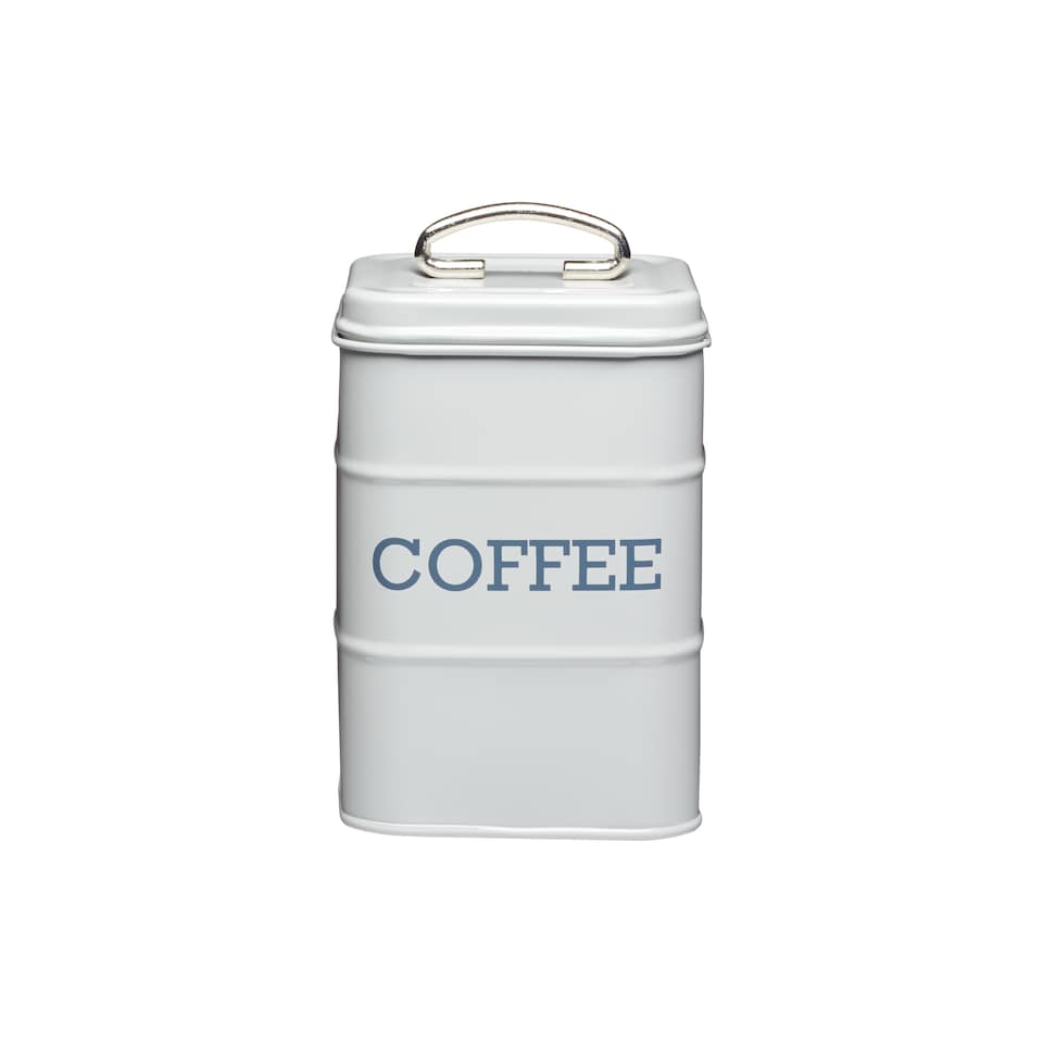 image 1 of KitchenCraft Coffee Tin Grey Metal