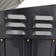 image 6 of Groundlevel Extra Large Galvanised Metal Garden Storage Shed Lockable Door