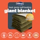 image 9 of Silentnight Heat Genie Self Heating Giant Blanket Green Cable Knit Green