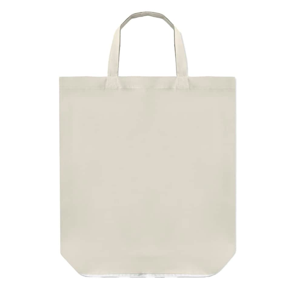 image 1 of MidOcean Foldy Cotton Foldable Tote Bag - White - One Size White
