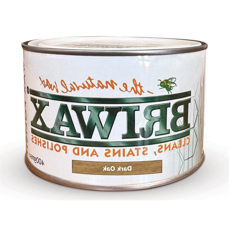 image 1 of Briwax Wax Polish Dark Oak 200g | Brown | 1