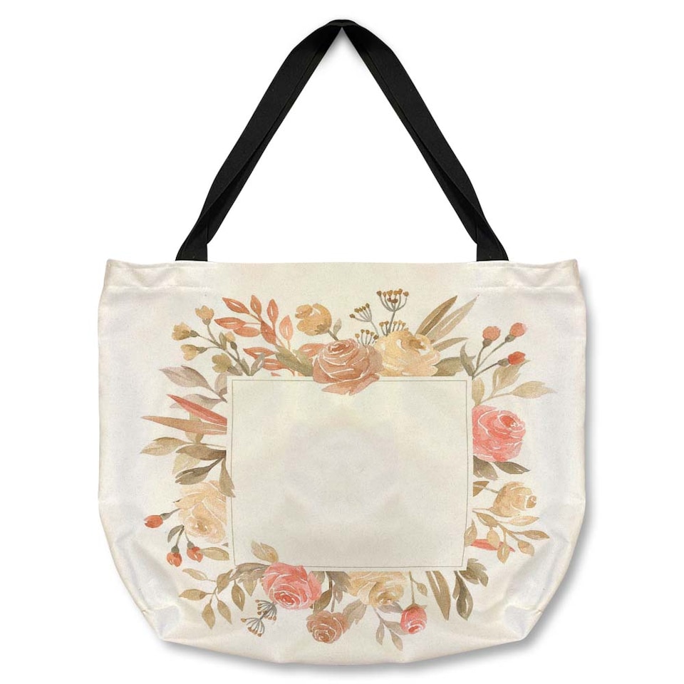 Flower Border Tote bat | Multi