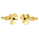 image 1 of Golden Propeller Cufflinks - Onyx Art CK124
