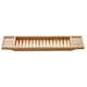 image 3 of Bamboo Bath Tray Bathtub Shelf Wine Soap Holder Rack Bath Caddy