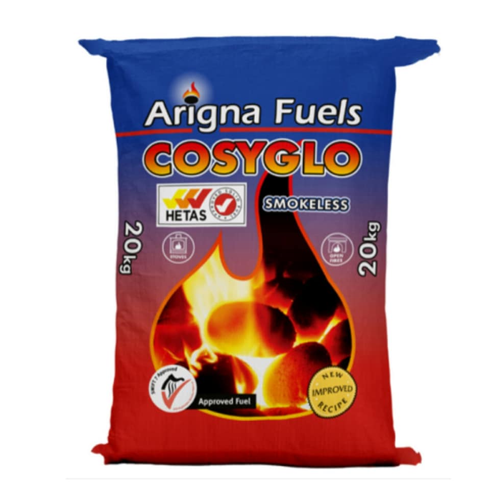 image 1 of Cosyglo Smokeless Fuel High Heat Coal - 20kg