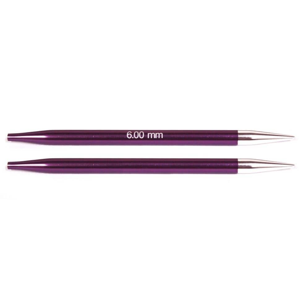 KnitPro ZING N IC 6 - Zing: Knitting Pins: Circular: Interchangeable: Standard: 6.00mm in Silver