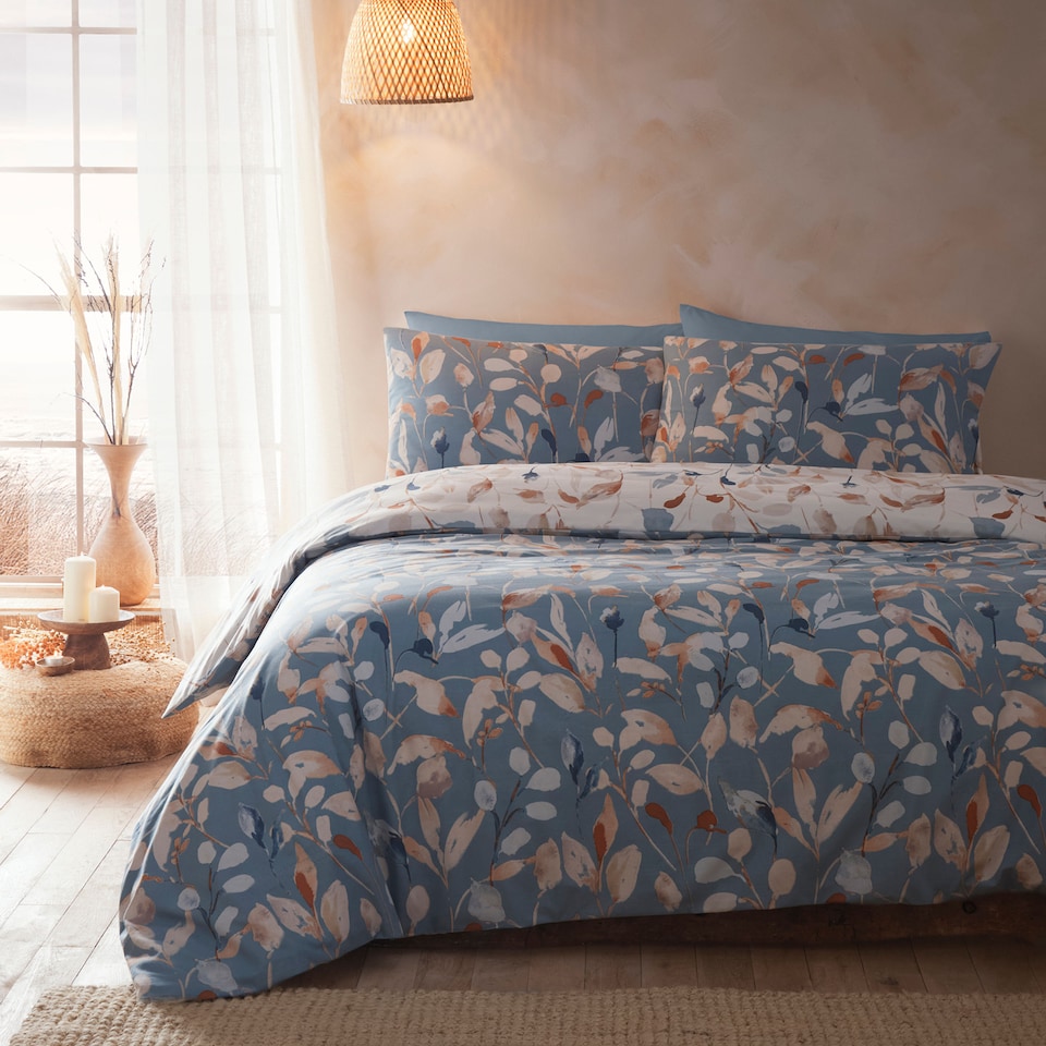 image 1 of Drift Anya Duvet Cover Set Blue