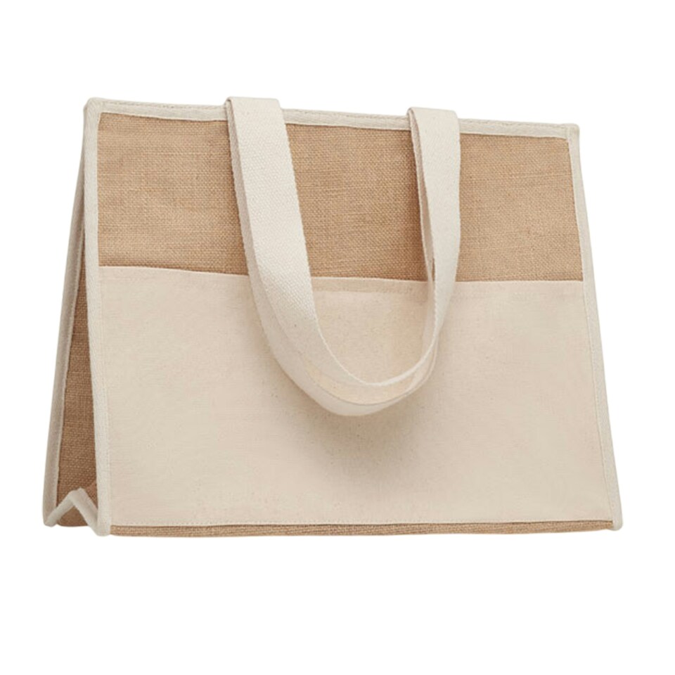 image 1 of MidOcean Campo De Geli Jute Canvas Cooler Bag - Beige - One Size Brown | One Size