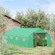 image 2 of Outsunny 6 x 3M Walk in Polytunnel Greenhouse Large Outdoor Grow House w/ Door