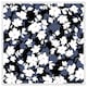 image 1 of White, black & purple flowers (Picture Frame) White | M