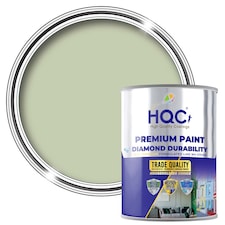 HQC Masonry Paint - Weatherproof & Long-lasting Protection For All Exterior Walls - Sage Green - 5L