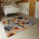image 3 of Geometric floral shapes (Rug) Multi | Small: 60x110cm