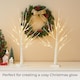 image 9 of Neo Set of 2 LED Pre Lit Twig Tree Lights 60cm Birch Tree Lamp Warm White Lights Battery Operated Decorative Centrepiece Flexible Branches Christmas Wedding Bedroom Home Décor