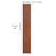 image 4 of Gr8 Home 5m Square Floor Planks Tiles Self Adhesive Wooden Effect PVC Flooring Dark Brown
