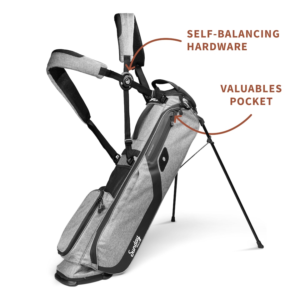 image 1 of El Camino Golf Bag - Heather Grey