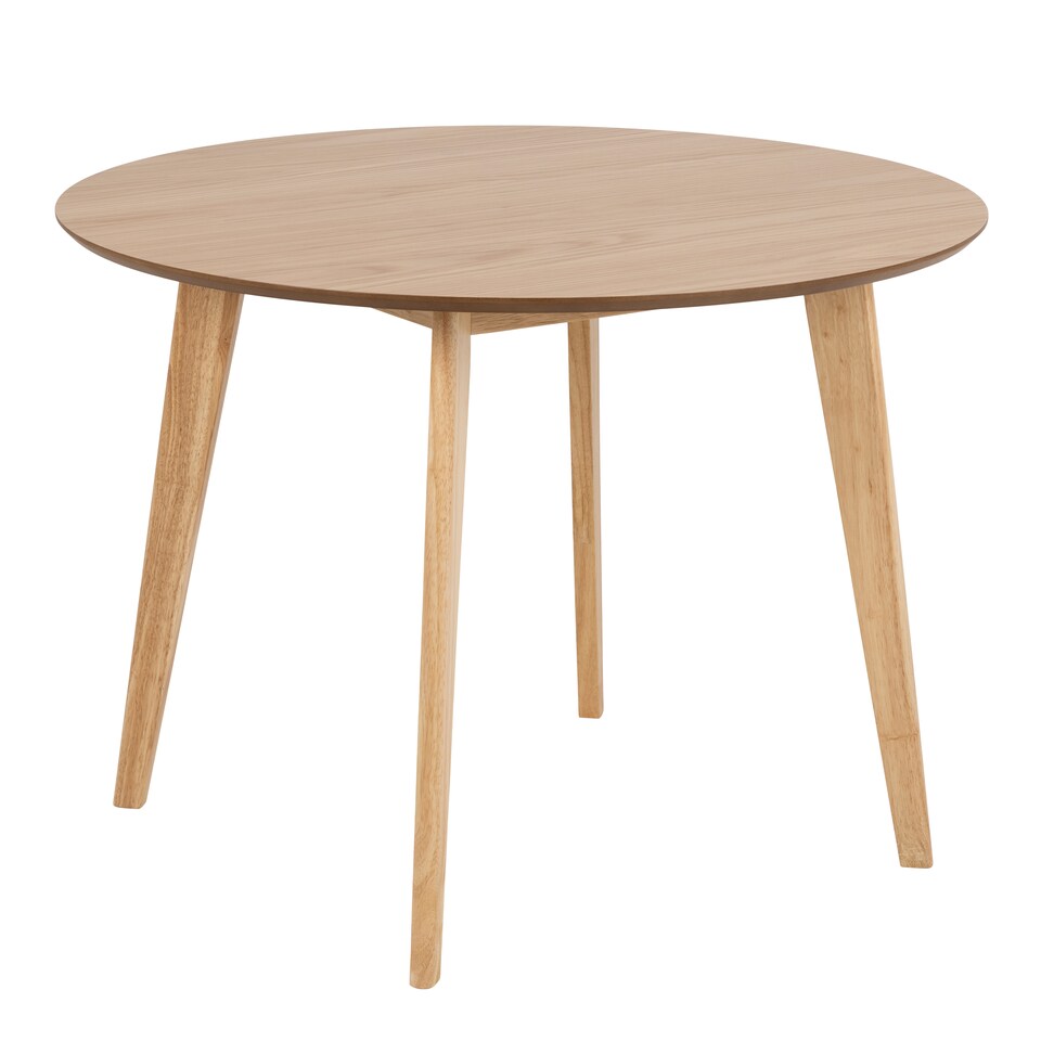 image 1 of Roxby Round Dining Table in Oak 105x76cm