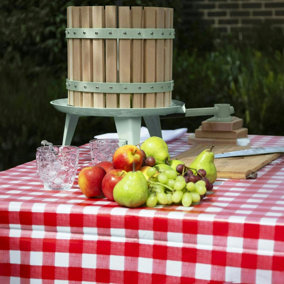 image 1 of Primrose 18L Fruit Crusher Double Handled Juice Cider Wine Press Free Pulp Bags