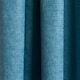 image 3 of Matrix Teal Curtains 90 x 90 inch (229 x 229 cm) Room Darkening Pencil Pleat Thermal Noise Reducing Curtains for Bedroom and Living Room