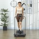 image 8 of HOMCOM Foldable Walking Treadmill with LED Display, Orange