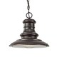 image 1 of Redding Station 1 Light Medium Outdoor Ceiling Chain Lantern Restoration Bronze, E27