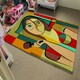 image 4 of Woman with chocolate in hand (Rug) Multi | L