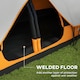 image 5 of Outsunny 2 Room Camping Tent with Waterproof Rainfly & Screen Panels Dark Green