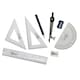 image 6 of 9 piece Admiral Blue Maths Set By Premto
