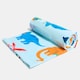 image 2 of Brentfords Kids Dino Beach Print Absorbent Holiday Travel Beach Bath Towel Blue | One size