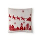 image 2 of BHS Father Christmas on Sleigh Cushion, Red | Red | Red | One Size | 1