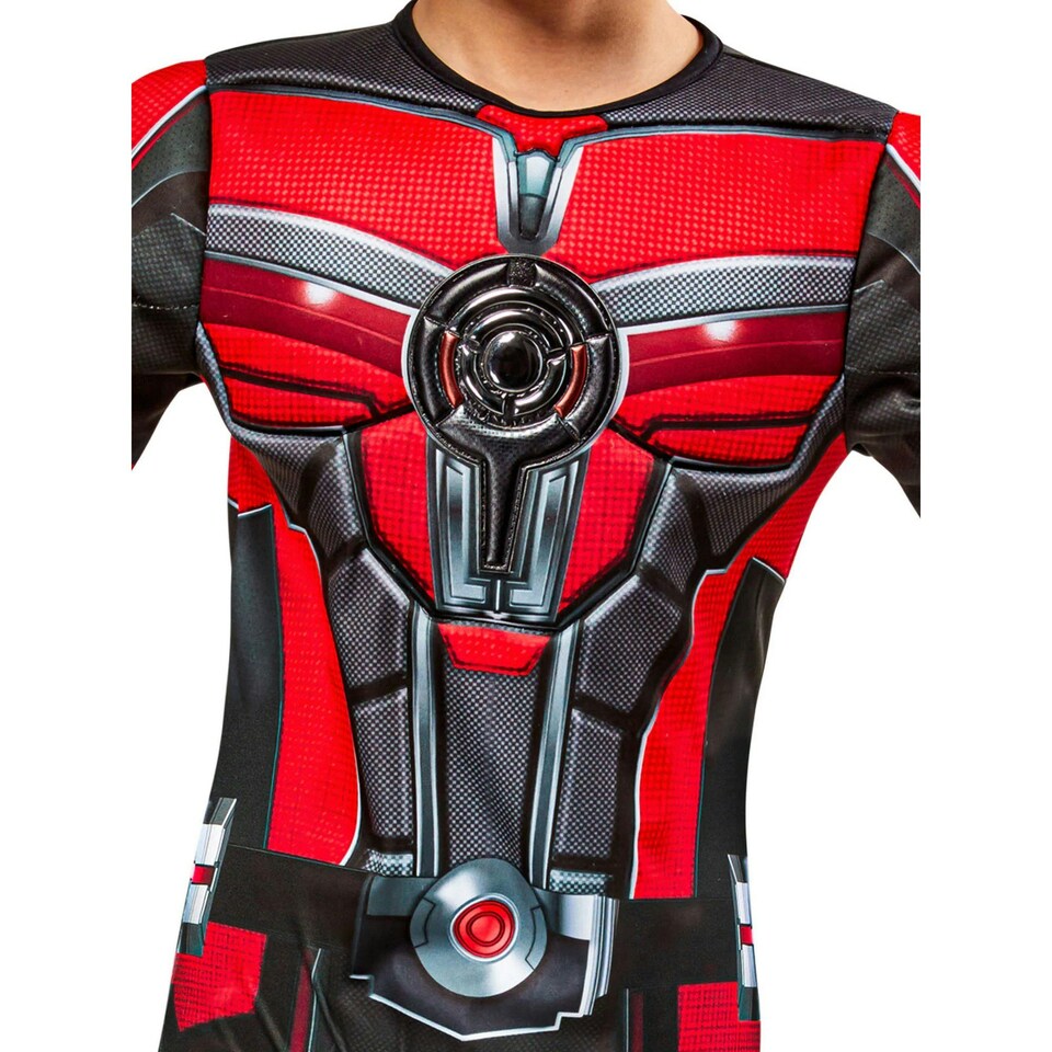 image 1 of Ant-Man Childrens/Kids Deluxe Costume - Red/Black/Silver - 7-10 Years 7