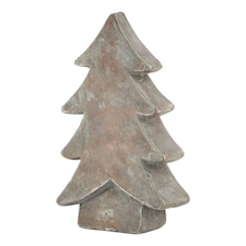 Hill Interiors Siena Christmas Tree - Brown - 24cm x 6cm x 14cm