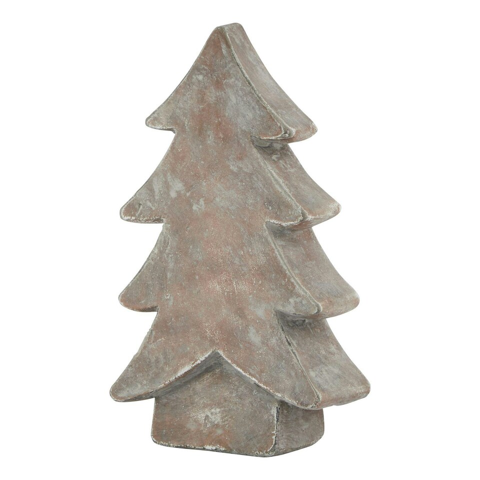 Hill Interiors Siena Christmas Tree - Brown - 24cm x 6cm x 14cm