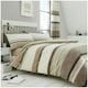 image 1 of VELVETIO Hudson Printed Duvet Cover Set Reversible Polycotton Easy Care Beddings Cream | Natural | King