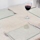 image 5 of Harbour Housewares 12pc Glass Placemats & Coasters Set - 30cm x 20cm - Clear | Clear | Clear