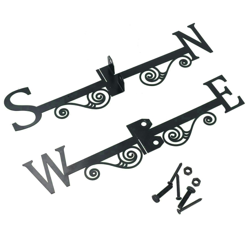 image 1 of High Quality Black Metal Bee Silhouette Weather Vane Animal Lover Gift