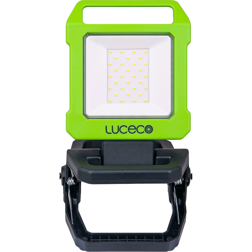 image 1 of Luceco Rechargeable USB Folding Clamp Worklight 1000lm, 9W, 6500K