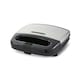 image 1 of GEEPAS Panini 2-Slice Sandwich Toasting Press & Grill 750W - Black