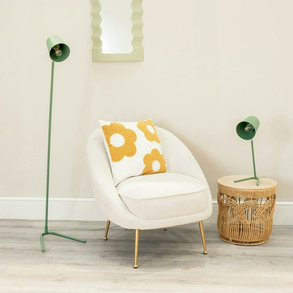 image 1 of ValueLights Lark Sage Green Metal Task Reading Compact Desk Table Lamp