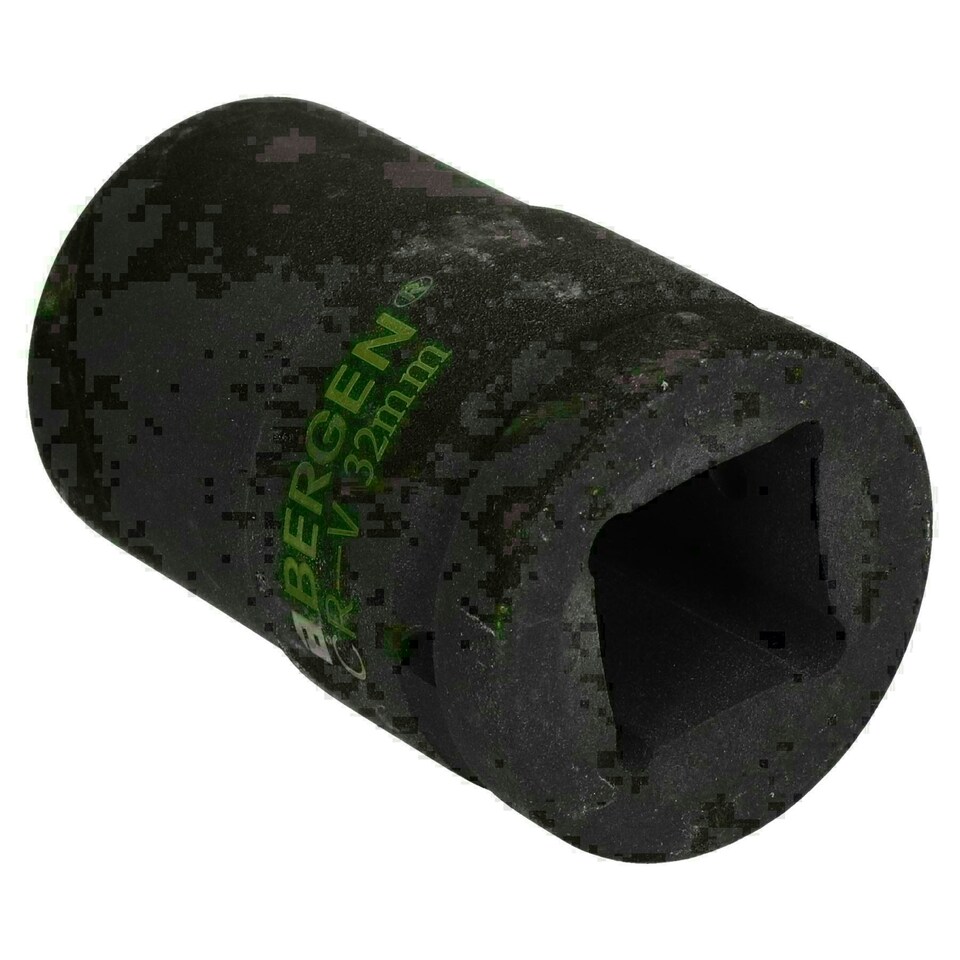 image 1 of 32mm Metric 3/4" or 1" Drive Deep Impact Socket 6 Sided With Step Up Adapter